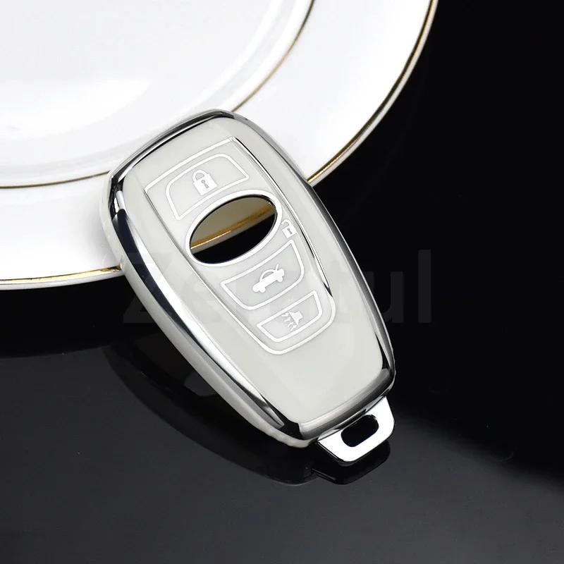 Auto Smart Key Abdeckung Hülle Tasche Für Subaru WRX XV Crosstrek Legacy BRZ Forester Impreza STi Outback 2015 - 2019 Schale Halter Schlüsselanhänger