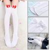 Stylish Thigh High Socks with Sweet Bowknot Accent 80D Velvets Opaque Over Knee Stockings for Women Casual and Party Use