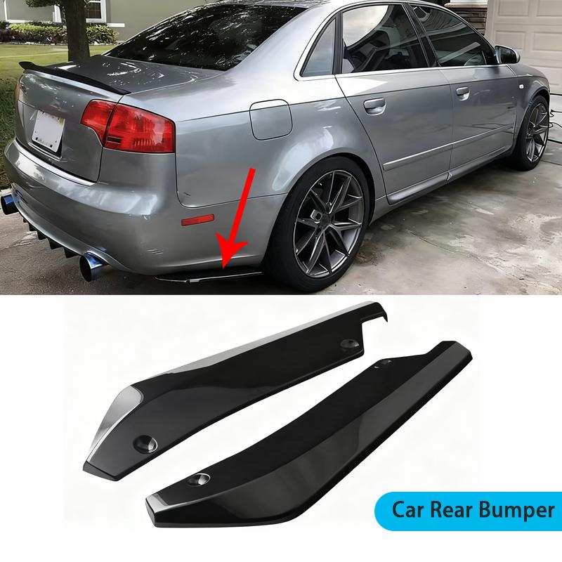 For A3 A4 A5 A6 A7 B8 S4 S5 Car Rear Bumper Splitter Diffuser Canard Wrap Spoiler Side Fender Skirt Corner Lip Chin Body