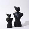 Boutique Necklace Jewelry Display Bust Resin Material Necklace Pendant Earring Chain Display-Case Mannequin Stand Holder