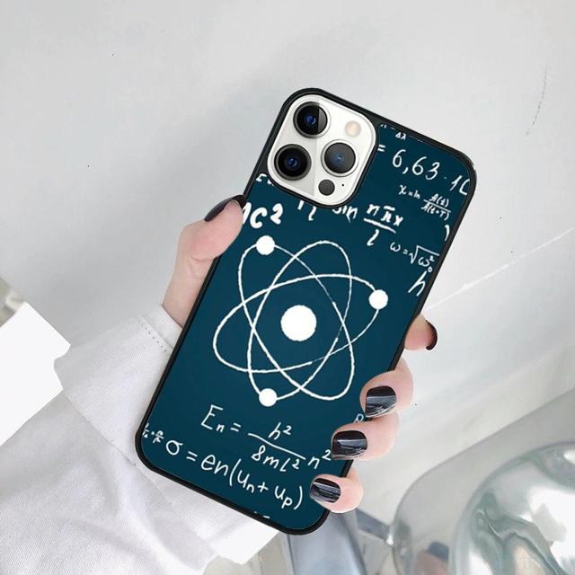 E mc2 Formula Math Funny Science Phone Case For iPhone 17 Air 15 Pro MAX 16 Plus 14 11 12 13