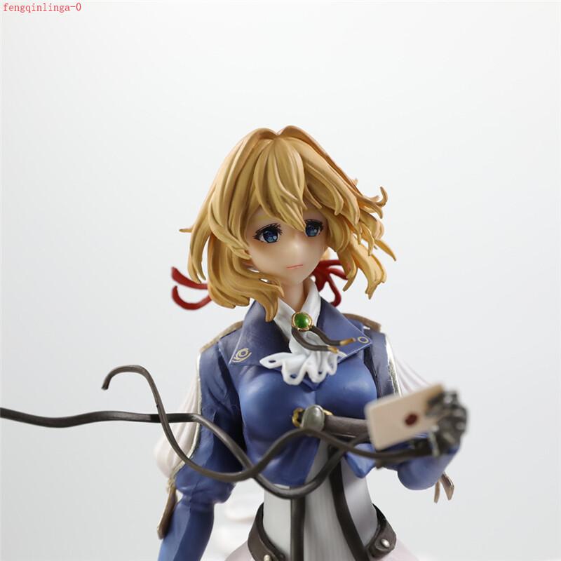 Anime Violet Evergarden 1/7 Scale Figure Collectible Model Doll Toys Gift 25cm