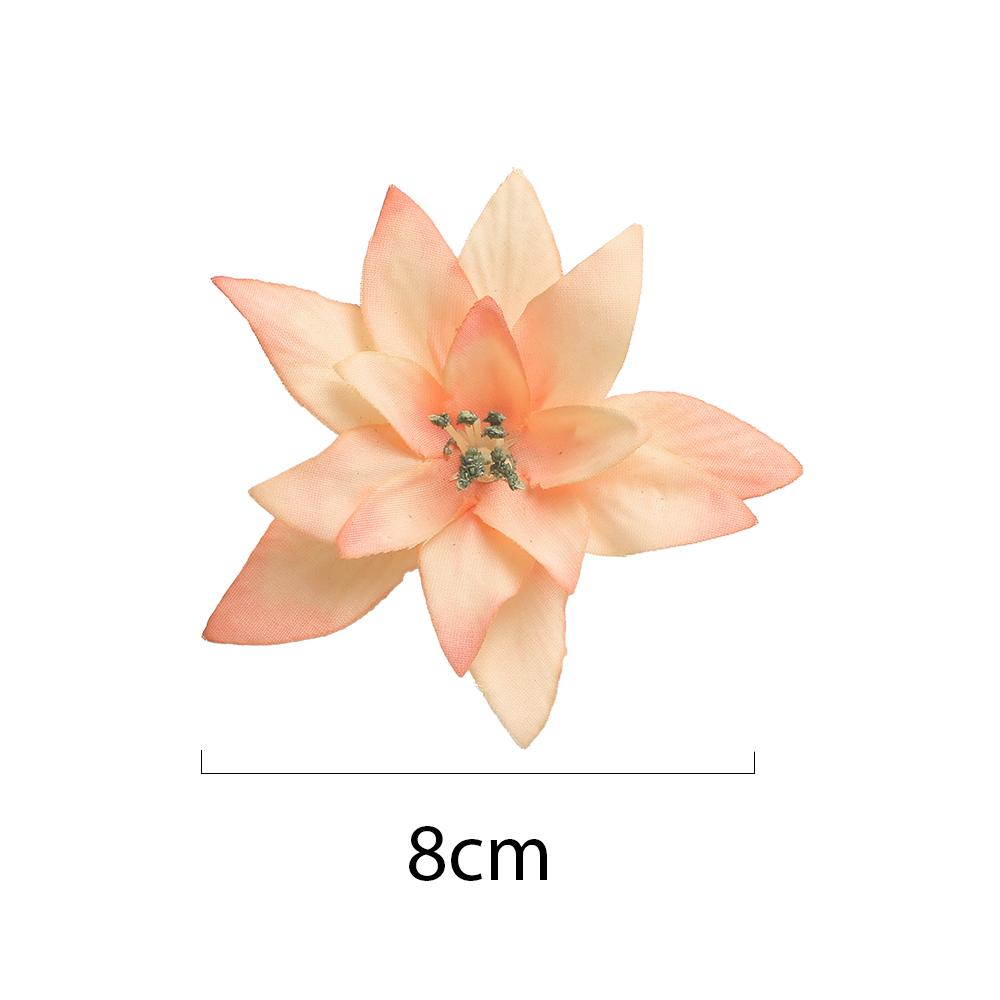 10/20/30cs 8cm Artificial Flowers Silk Fake Flowers Heads for Home Room Decor Wedding Decoration DIY Garland Gifts Accessories