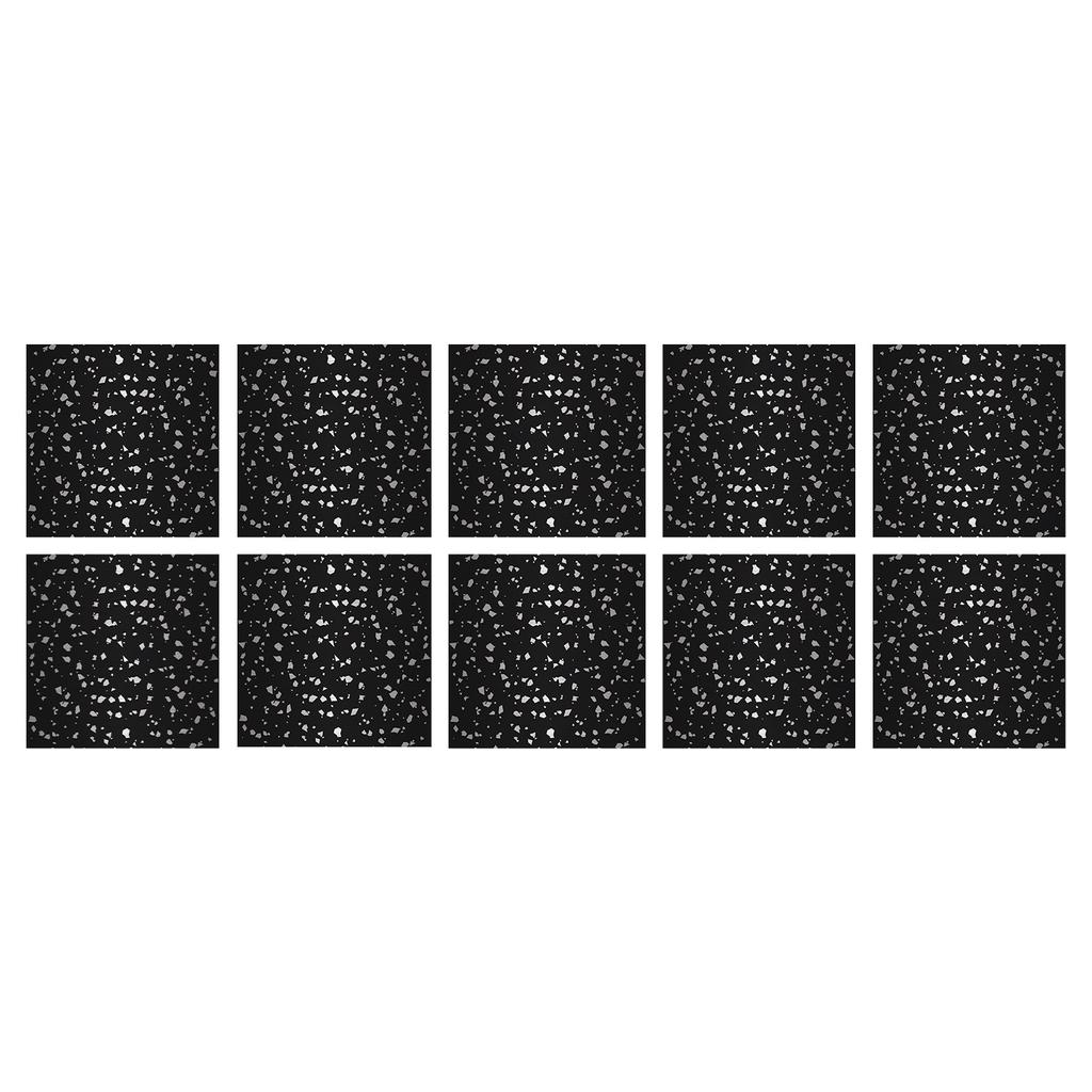 Brushed Silver Foil Tile Sticker Self-Adhesive Kitchen Wall Sticker Metal Texture Creative Tile Wallpaper Mosaic Wall Sticker