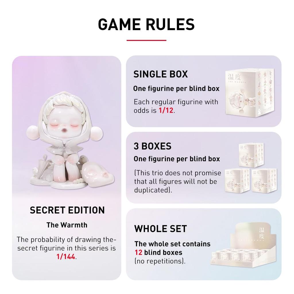 POP MART SKULLPANDA The Warmth Series [1 Piece] Pop Mart Figure Soft Vinyl Gacha Gacha Character Goods Stylish Toy