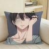 Anime Dakaretai Otoko Takato Saijou Square Sofa Pillow Cover Solid Color Living Room Home Decor Cushion Case