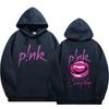 P!Pink Singer Summer Carnival 2024 Tour Neuer 2024 Print Hoodie Langarm Streetwear Herren Damen Kapuzenpullover Kleidung