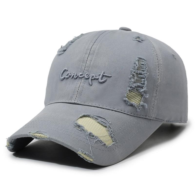 Broderad Bokstav Basebollkeps Par Solskyddskeps