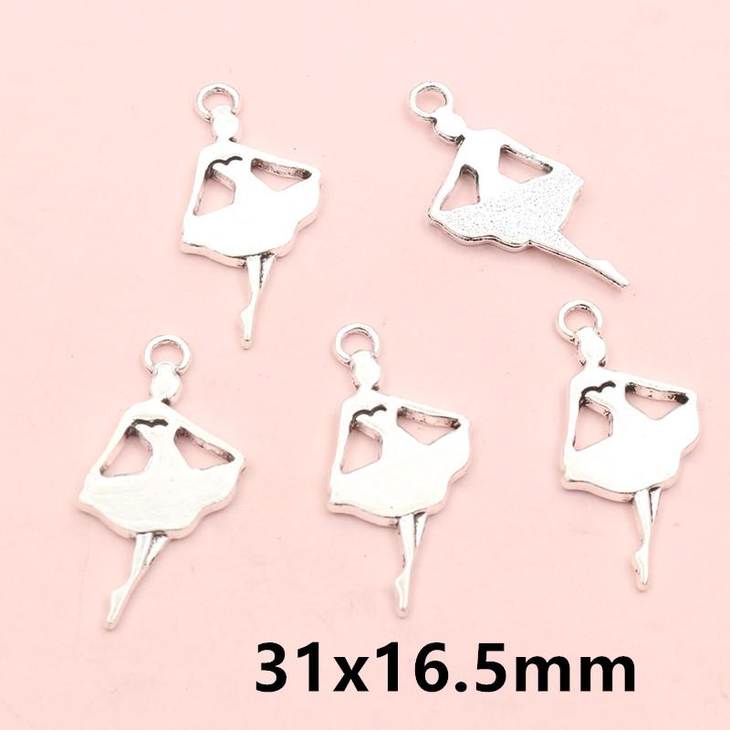 20pcs Angel Charms Pendant Zinc Alloy Metal Small Elf Girl DIY Jewelry Making Accessories Findings for Necklace Bracelet