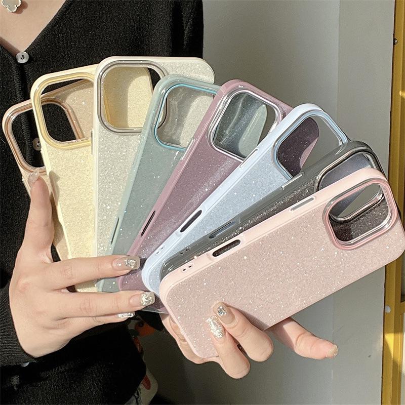 Glitter 2-in-1 Hard Case for iPhone 17 Pro Max, Compatible with iPhone 11, 16, 15, 14, 13, 12.