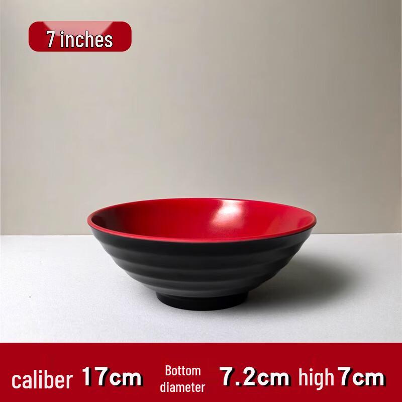 Japanese Melamine Imitation Porcelain Noodle Bowl 7-inch