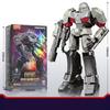 Blokees Movies Transformers One Toys LED Optimus Prime Starscream SENTINEL PRIME Megatron Action Figure Assembled Toy Kids Gift