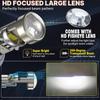 2x H7 LHD/RHD LED Headlight Mini Lens Projector Auto Low Beam STG Canbus Bulb For Car/Motor 12v 80W 30000LM.