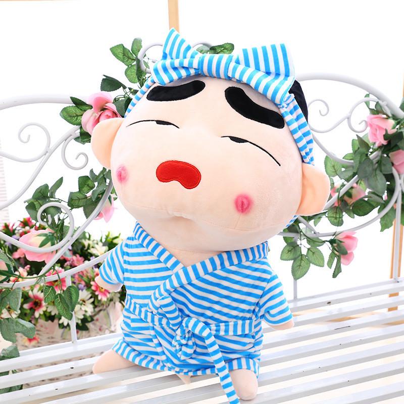 Shin Crayon Chan Plush Toy Bathrobe Multi Expression Stuffed Doll Gift Girl