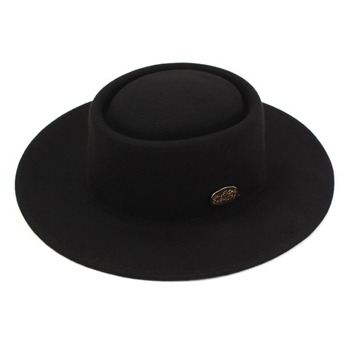Yunibeosyeolkemiseuteuli Home Gd Metal Wool Bk Fedora Wool Fedora