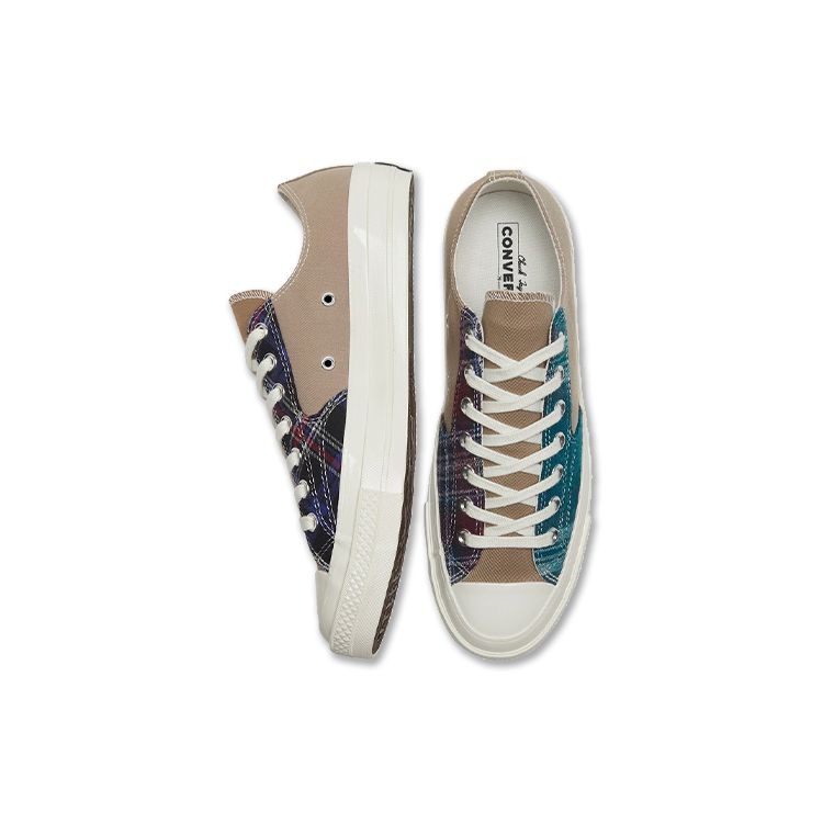 Beyond Retro X Converse Chuck 70 Low Workwear Unisex Sneakers Tan Black Egret 169835C