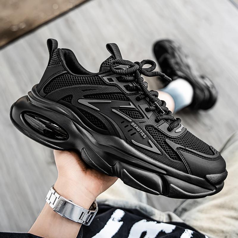 New Men's Fashion Casual Shoes Boys Students Trending Soft Sole Comfortable Sneakers Male Classic Breathable Gym Shoes