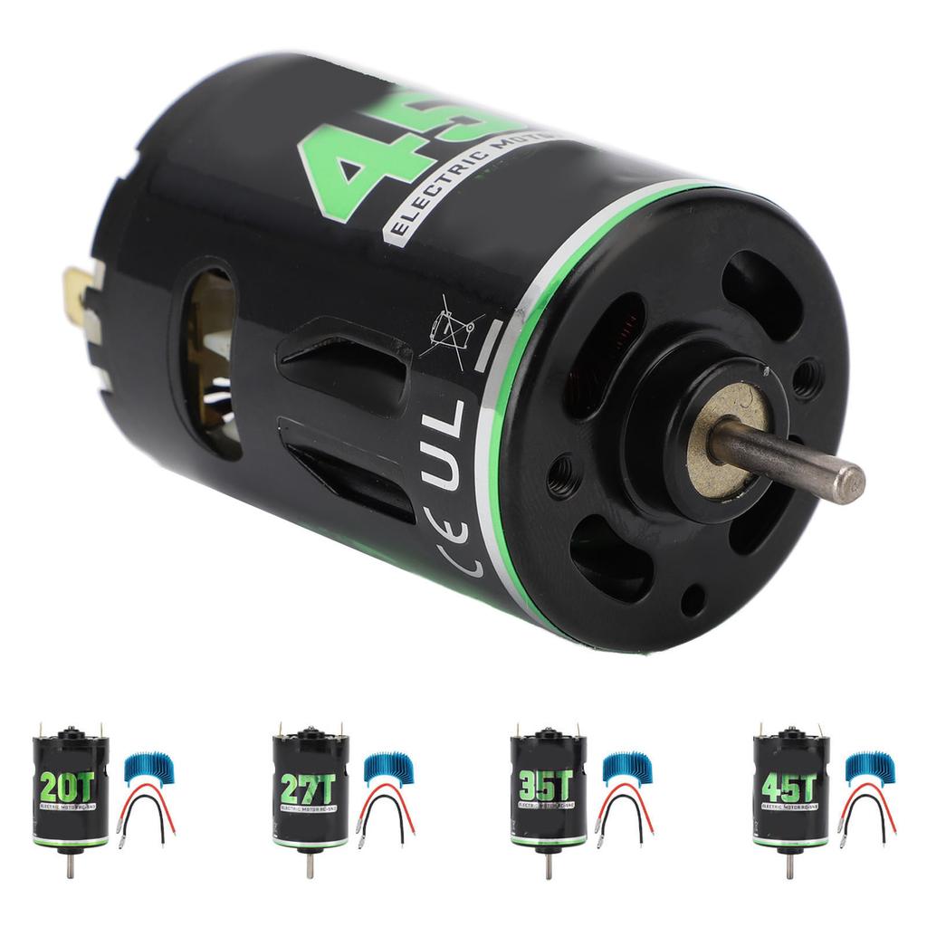540 Brushed Motor with Blue Heatsink for 1/10 RC Climbing Car Off Road Vehicle Racing Car