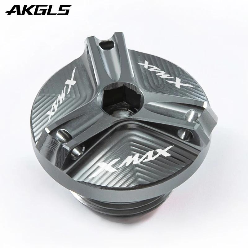 Motorcycle Engine Oil Cap Bolt Fuel Filler Cap Accessories For Yamaha XMAX 250 300 XMAX300 XMAX250 2017 2018 2019 2020 2021 2025