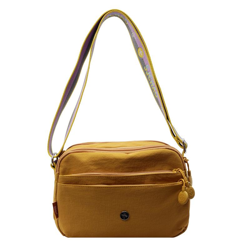 Women's Bag New Casual Versatile Multi-layer Large-capacity Shoulder Messenger Bag Fashionable Commuter Small Square Bag Tide