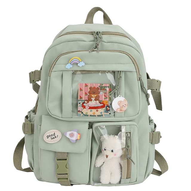 Travel Backpacks Bookbag for Women & Men Boys Girls School College Students Backpack Durable Water Resistant Pink