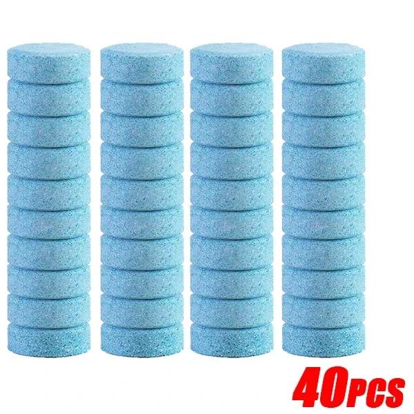 Car Effervescent Tablets Windshield Cleaner Windscreen Wiper Washing Home Toilet Window Cleaning Tabet Solid Washer 60-1pcs