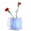 Silicone Magic Sticker Vase Reusable Decorative Vase Hot Wall-mounted Vase  Dried Flowers