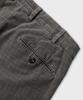 PANICALE Cotton Check Slim Fit Pants [Brown]