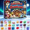 Christmas Squishies Advent Calendar 2026 24 Days Countdown Dumpling Squishy Toys Slow Rising Squeeze Fidget Sensory Decor Gift