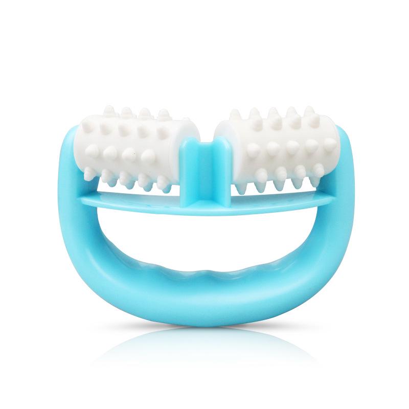 

V-образный двухколесный ручной массажер для тела для рук и икр – Снимает напряжение и расслабляет мышцы