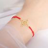 LIKGREAT Irischer Hexenknoten Armband für Damen Herren Keltischer Knoten Geflochtenes Seil Schmuck Edelstahl Amulett Talisman Geburtstagsgeschenk