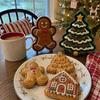 Feiertags-Backformen mit Oberflächenlinien, Neun Weihnachtsfiguren zur Herstellung von gemischten Kuchen und dekorativen Backwaren für saisonale Projekte