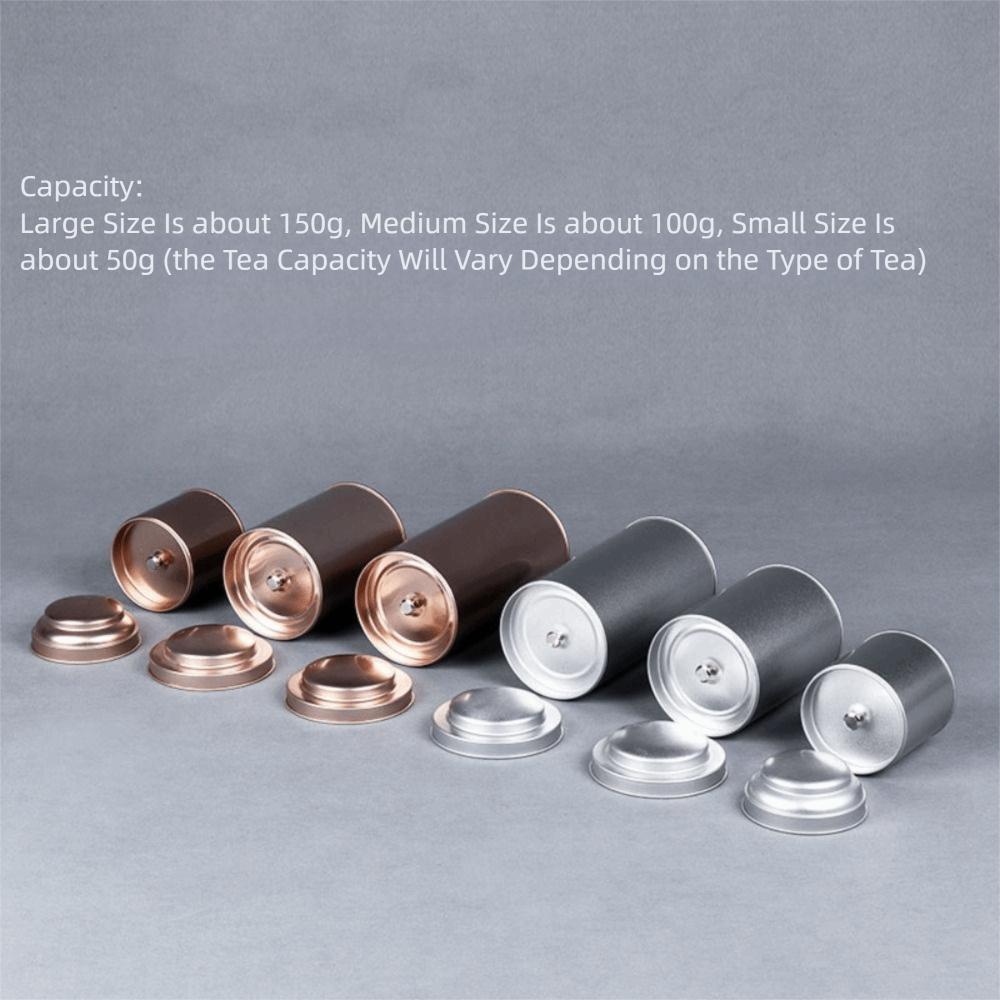 Sealed Double Lid Tea Can Portable Jar Creative Gift Tea Tin Containers  Green Tea