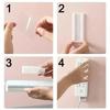 1pc Socket Holder Organizer Socket Fixer Powerful Traceless Wall-mounted Self-adhesive Cable Seamless Power Strip Hold Wire Holder Utility Hooks