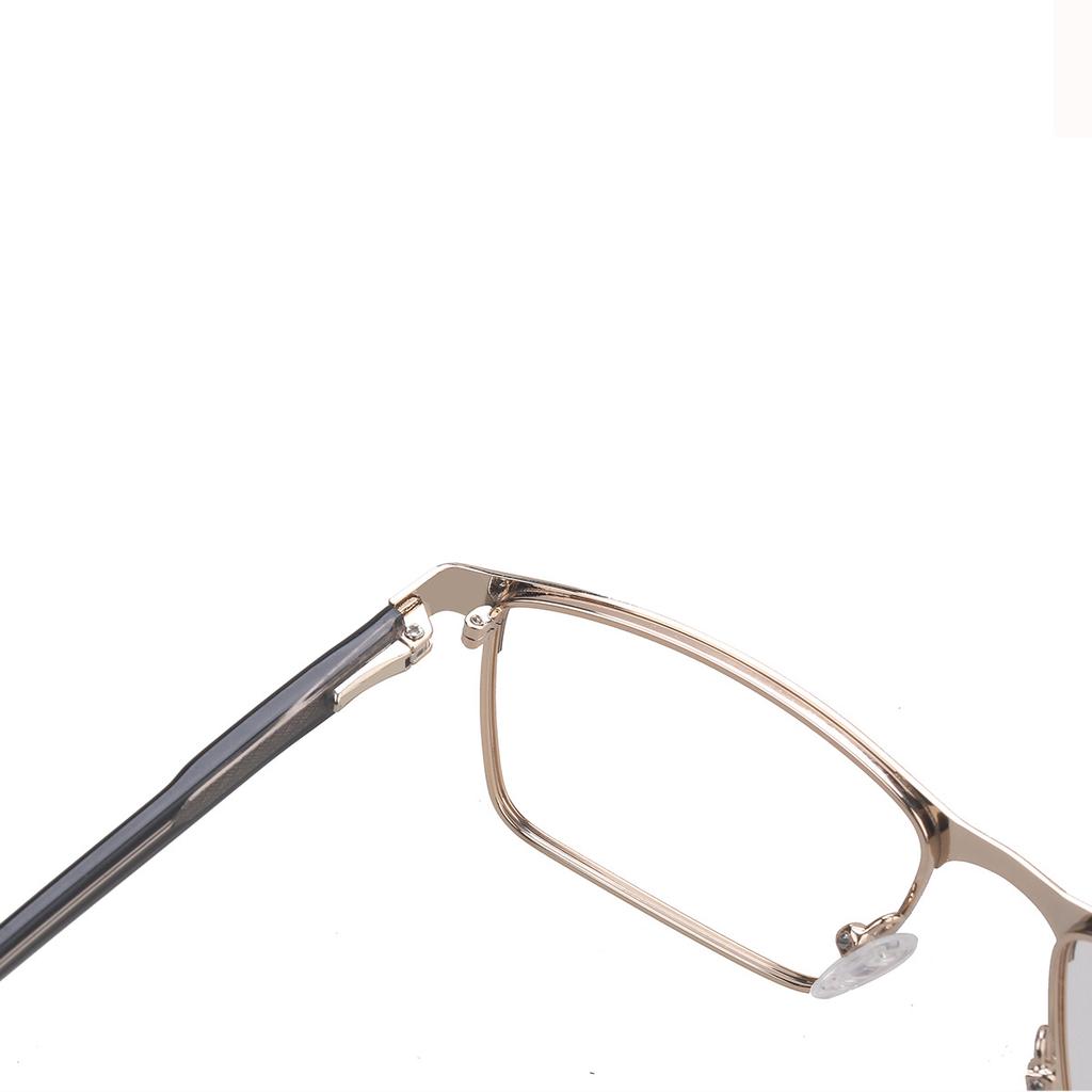 Quadratischer Rahmen Metall Herrenbrillengestell Brille Geschäftsbrille High-End Casual Style Brillengestell