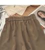 Women's Summer High Waist Drawstring Shorts: Loose, Casual A-line Wide Leg Pants