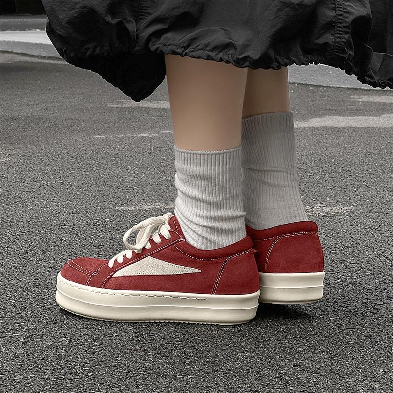 2025 new triangular board shoes casual comfortable versatile trend couple board shoes 4401-4402-A