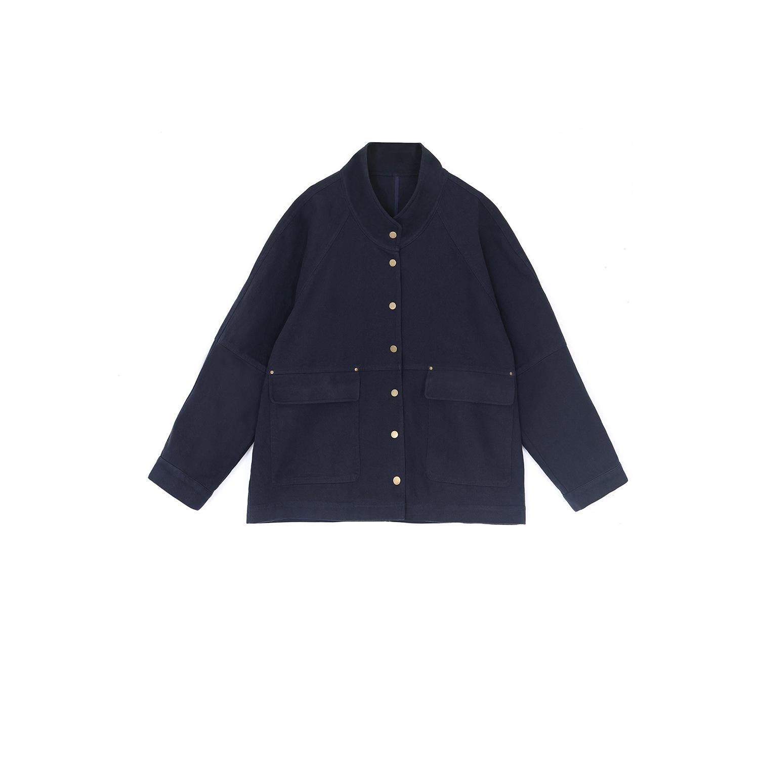 

Plus Size Women s Korean Style Denim Loose-Fit Cardigan Jacket XL (60-70 kg) темно-синий