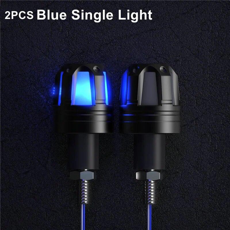 Motorcycle Turn Signal Lamp Electric Bicycle for Honda Yamaha BMW Electric Bicycle Motor Handlebar End Flash Indicator Lamp