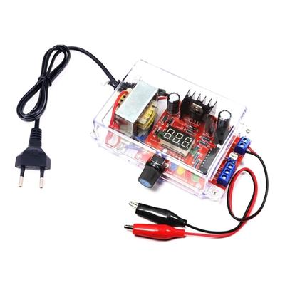Electronic Kit Circuit Board DIY Kit LM317 Adjustable Regulated Voltages Step Down Power Supply Suite Module for Adults