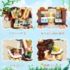 LULUFUN Tree House Building Blocks Toy Tree 3D Mini for New Gift - House, Puzzle, Blocks, Assembly, Men, Women, Adults, Celebration, Year, Birthday,