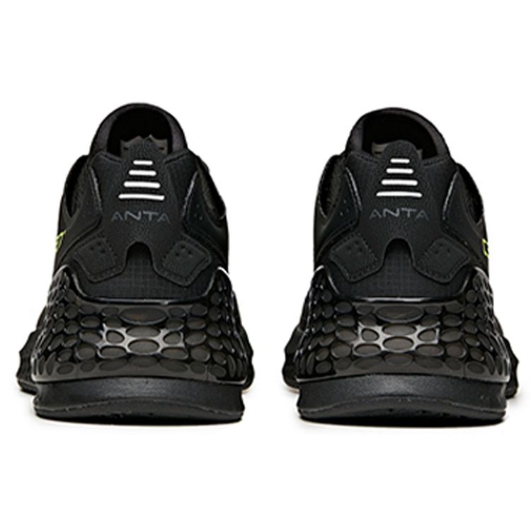 Anta C37+ Shock Absorbing Non-Slip Durable Low-Top Running Shoes Men sneaker Black 912225537-4