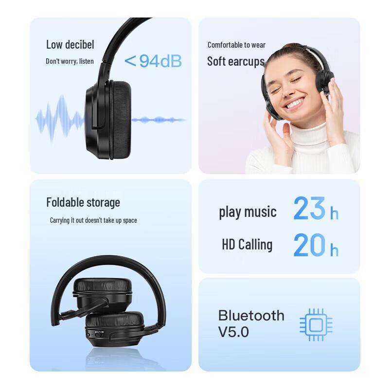 Newman TB106 Pro Wireless Over-Ear Headphones