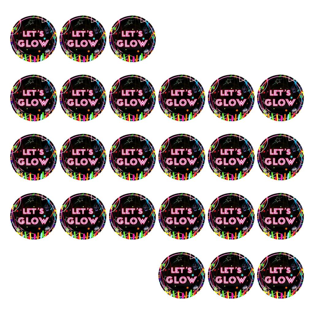 Disposable Tableware for Creative Themed Parties Plates/Cups/Napkin/Tablecloth Handmade Glowing Themed Dinnerwares