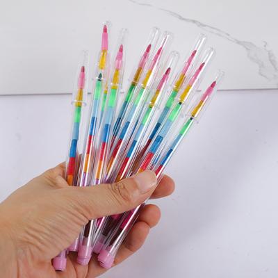 10 pezzi 11 colori pastelli a cera colorati pennarelli per bambini festa di compleanno bomboniere asilo premi sacchetti regalo riempitivi per pignatta