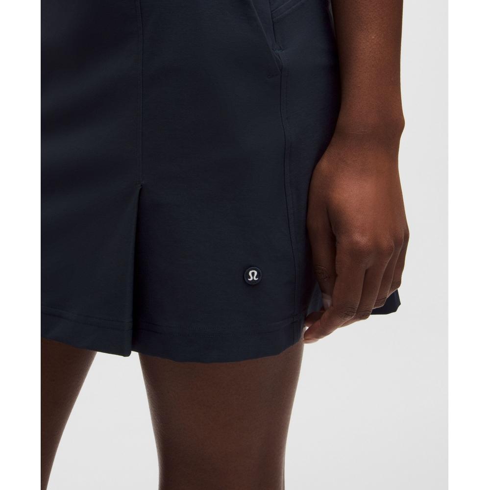 Lullulemon Stretch Twill Front Pleated Golf Skirt *Embroidered Logo Trnv