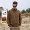 Men's Fleece Lined Washed Cotton Casual Jacket