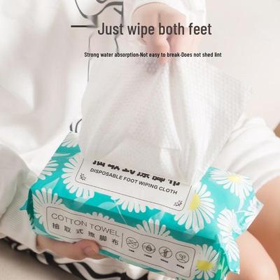 Disposable Foot Care Towel: Water Absorbent, Soft Foot Wiping Cloth for Home & Hotel Bath