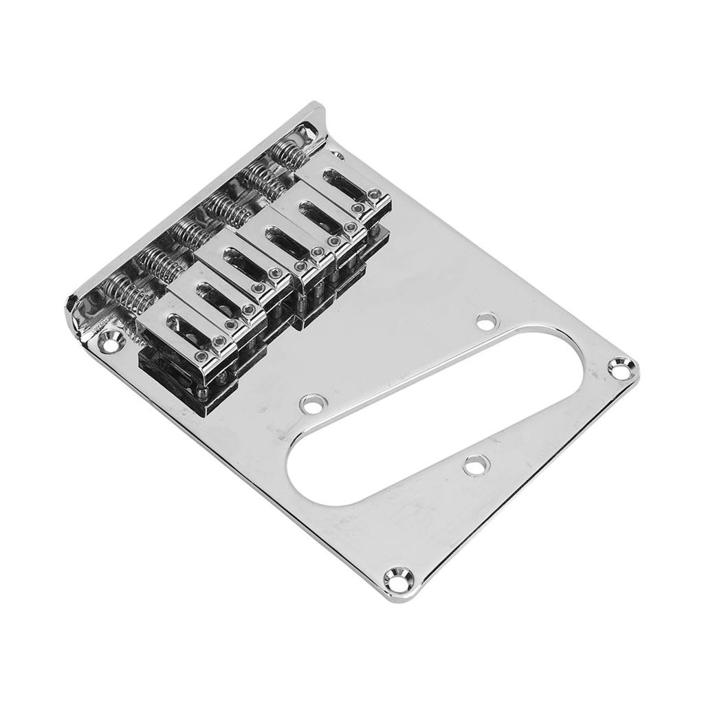 Fixed Guitar Bridge Electric Guitar String Plate Tailpiece Replacement with Mounting Screws