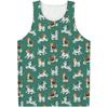 Cute Jack Russell Terrier Pattern Tank Top Men 3D Printed Animal Dog Gym Sleeveless T Shirts Summer Street Quick Dry Tees Tops